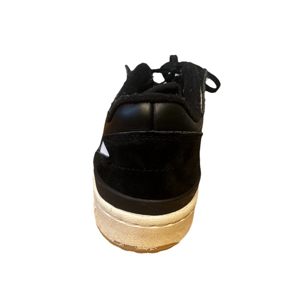Adidas Forum Low Shoe Black White Casual Sneakers Lace Up Youth Size 5 Boys - Picture 3 of 15